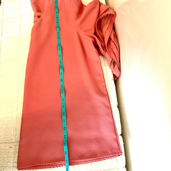 Womens XL Pink Bell Sleeve V-Neck Top Feminine Cottagecore Fairy Dainty Career - Picture 6 of 11